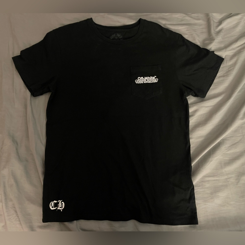 Chrome Hearts x Off White los angeles pocket T Shirt